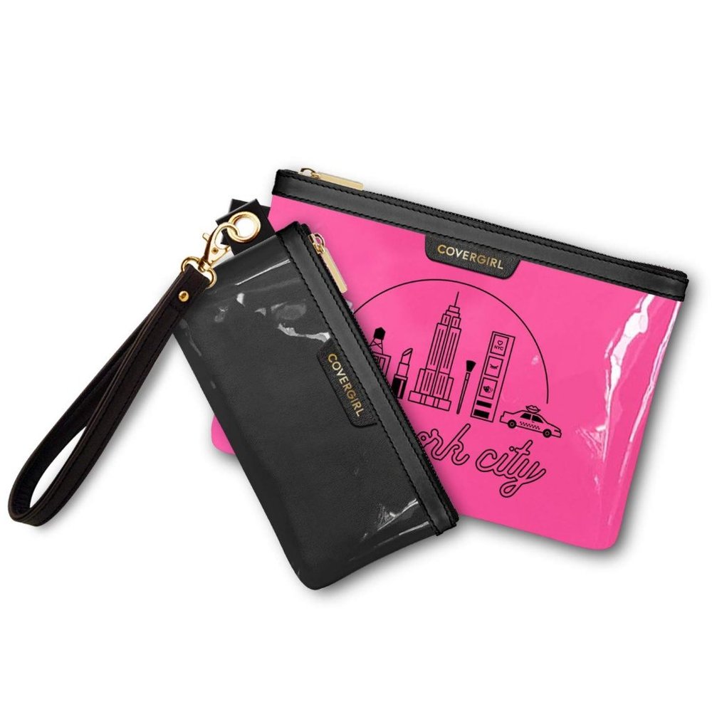 New York Skyline Covergirl Wristlet Set NWT